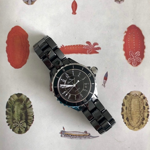 Lucien Piccard Accessories - Lucien Piccard Black Ceramic Watch
